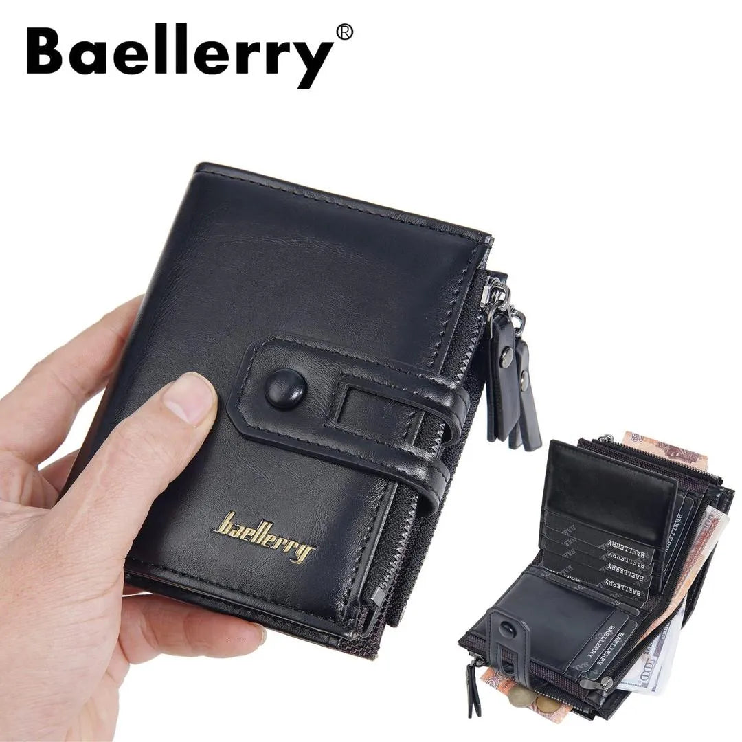 Men's Multicolor Leather Wallet - 1 Pc