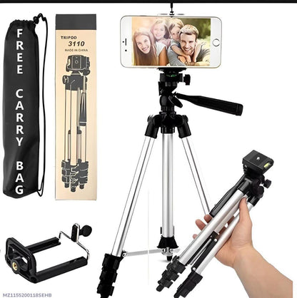 3110 Tripod Stand – 3.5 Feet Adjustable Mobile & Camera Stand with Bag