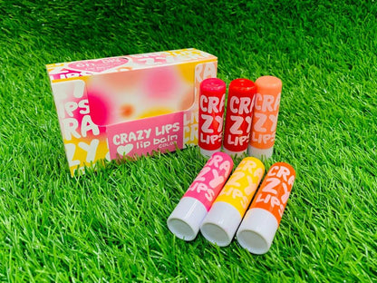 Moisturizing Glossy Finish Lip Balm - 3 Pcs Assorted Shades