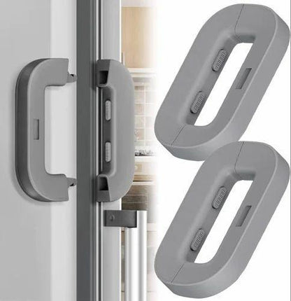 Self-Adhesive Freezer Lock Refrigerator Fridge Door Lock